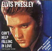 Can't Help Falling In Love (Special Edition For Italian Fans Only) - Blank CD