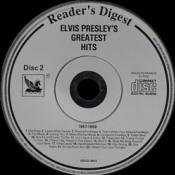 Elvis Presley's Greatest Hits - Reader's Digest  RDCD 8012 - South Africa - Elvis Presley CD