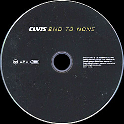Elvis 2nd To None - BMG 82876 55241 2  - Germany (Germn Club Edition)  - Elvis Presley CD