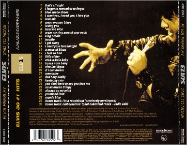 Elvis 2nd To None - Russia 2006 - Sony/BMG 82876 56959 2
