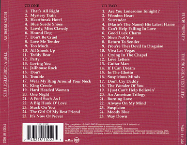 The 50 Greatest Hits - BMG 74321 811022 - EU 2001 - Elvis Presley CD