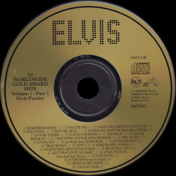 50 Worldwide Gold Hits: Volume 1, Parts 1 & 2 - BMG 6401-2-R - USA 1994 - Elvis Presley CD