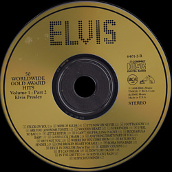 50 Worldwide Gold Hits: Volume 1, Parts 1 & 2 - BMG 6401-2-R - USA 1994 - Elvis Presley CD