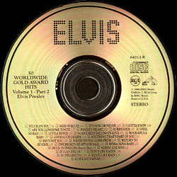 50 Worldwide Gold Hits: Volume 1, Parts 1 & 2 - BMG 07863 56401-2 - USA  1997 - Elvis Presley CD