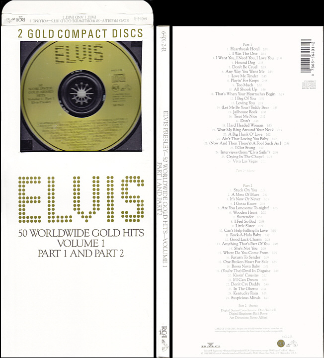 50 Worldwide Gold Hits: Volume 1, Parts 1 & 2 Longbox