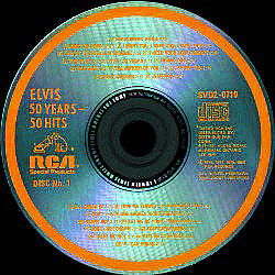 Disc 1 - Elvis Presley 2CD -50 Years 50 Hits - BMG SVD2-0710-1 & 2 - Canada 1988