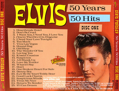 CD 2 - Elvis - 50 Years 50 Hits - Collectables COL-CD-01228 - USA 2001
