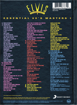 Elvis - From Nashville To Memphis - The Essential 60'sMasters I - EU 2012 - Sony 88697787832 - Elvis Presley CD
