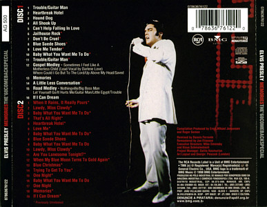 Memories - The '68 Comeback Special (2 CD) - Sony Music 07863 67612 2 - Brazil 2009 - Elvis Presley CD