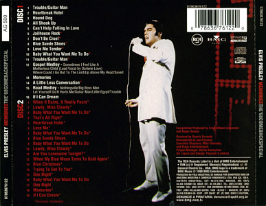 Memories - The '68 Comeback Special - Elvis Presley CD Memories - The '68 Comeback Special (2 CD) - Sony Music 07863 67612 2 - Brazil 2009 - Elvis Presley CD