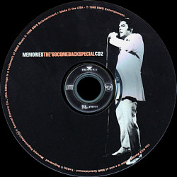 Memories - The '68 Comeback Special - BMG 07863 67612 2 - USA 1998 BMG Direct D226368 - Elvis Presley CD