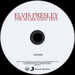 The 50 Greatest Hits - Sony 88985474022 - UK 2017 - Elvis Presley CD 