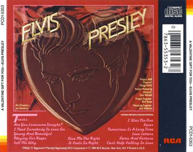 A Valentine Gift For You - PCD1-5353 - USA/Japan 1985
