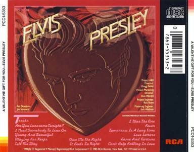 A Valentine Gift For You - PCD1-5353 - USA 1990