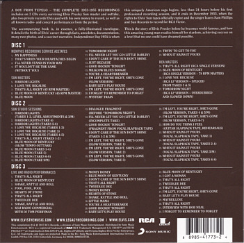 A Boy From Tupelo: The Complete 1953-1955 Recordings - Sony Legacy 88985417732 - EU 2017 - Elvis Presley CD