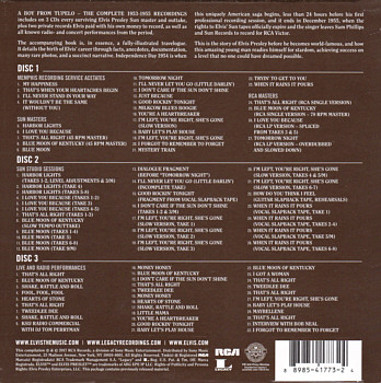 A Boy From Tupelo: The Complete 1953-1955 Recordings - Sony Legacy 88985417732 - USA 2017 - Elvis Presley CD