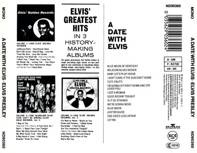 A Date With Elvis - BMG ND 90360 - Germany 1994