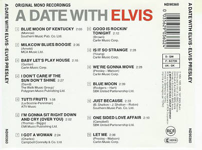 A Date With Elvis - ND 90360 - Germany 1989