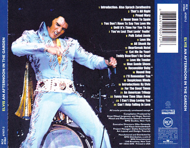 An Afternoon In the Garden - Sony 88697709732 - USA 2010 - Elvis Presley CD An Afternoon In the Garden - Sony 88697709712 - USA 2010 - Elvis Presley CD
