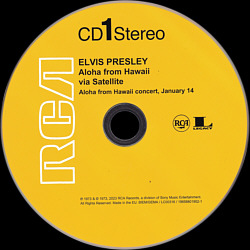 Aloha from Hawaii via Satellite - 50th Anniversary - Sony Legacy 1965801952 - EU 2023 - Elvis Presley CD