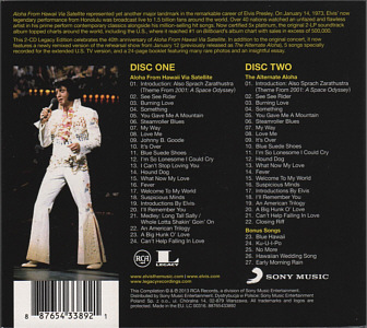 Aloha From Hawaii via Satellite - Legacy Edition - Elvis Presley CD Aloha From Hawaii via Satellite - Legacy Edition - EU 2020- Sony Music 88765433892