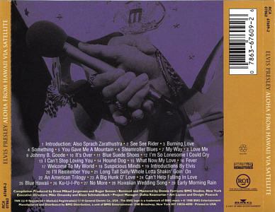 Aloha From Hawaii Via Satellite - 25th anniversary edition - BMG 07863 67609 2 - US 1998