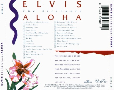 The Alternate Aloha - BMG 6985-2-R - Canada 1993