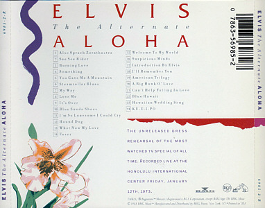 The Alternate Aloha - BMG 6985-2-R - USA 1992 - Elvis Presley CD