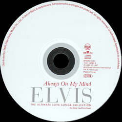 Always On My Mind - BMG BMGRD 1363 / 74321489842 - Korea 2002 - Elvis Presley CD