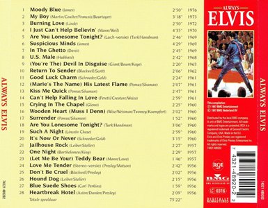 Always Elvis - The Album - BMG 74321 489202 - Netherlands 1997