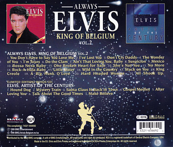 Always Elvis-Vol. 2 - King Of Belgium -BMG 74321 65669 2 - Belgium 1999