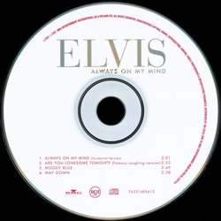 Alway On My Mind - 4 track promo CD - BMG 74321 48541 2 - EU 1997
