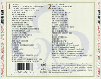 Amazing Grace - BMG 07863 66421 2 - USA 1994