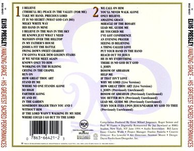 Amazing Grace - BG2 66421 - Columbia House Music CD Club- USA 1994