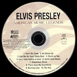 American Music Legends - Cracker Barrel - BMG DRC 13624 - USA 2004 - Elvis Presley CD