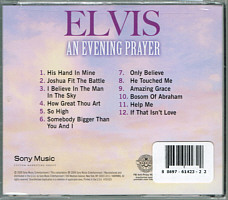 An Evening Prayer - Sony A761423 - USA 2012 - Elvis Presley CD