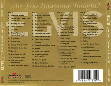 Are You Lonesome Tonight? - BMG 74321447332 - UK & Ireland 1997 - Elvis Presley CD