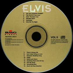 CD 2 - Are You Lonesome Tonight? - 4 CD Set - BMG 74321447332 - BMG Direct Marketing - UK & Ireland 1997