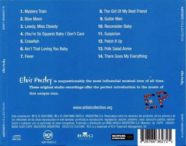Artist Collection Elvis Presley - BMG 8287 663627-2 - Argentina 2004
