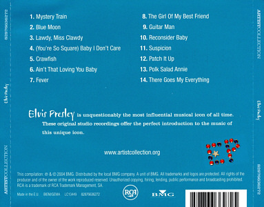 Artist Collection Elvis Presley - France 2004 - BMG 82876636272