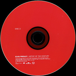 Artist Of The Century - BMG Direct 07863 67732 2 / D227022 - USA 2003 - Elvis Presley CD