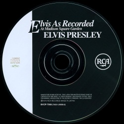 Elvis As Recorded At Madison Square Garden - Japan 1995 - BVCP 7368