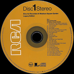 Elvis As Recorded At Madison Square Garden - Legacy Edition - Malaysia 2012 - Sony Music 88725438542