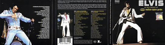 Elvis As Recorded At Madison Square Garden - Legacy Edition - Malaysia 2012 - Sony Music 88725438542