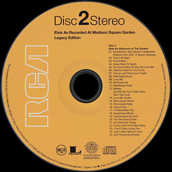 Elvis As Recorded At Madison Square Garden - Legacy Edition - USA 2012 - Sony Music 88725438542