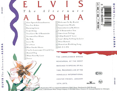 The Alternate Aloha - Germany 1993 - BMG PD 86985 - Elvis Presley CD