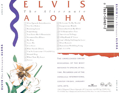 The Alternate Aloha - BMG 6985-2-R - USA 1992 - Elvis Presley CD The Alternate Aloha - BMG 6985-2-R - USA 1991 - Elvis Presley CD