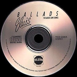 Elvis Presley CD - Ballads - 18 Classic Love Songs - UK (Germany) 1985