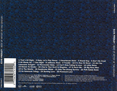 Best Of Artist Of The Century - BMG 07863 67910 2 - Taiwan 2000 - Elvis Presley CD