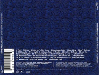 Best Of Artist Of The Century - BMG 07863 67910-2 - USA 2000